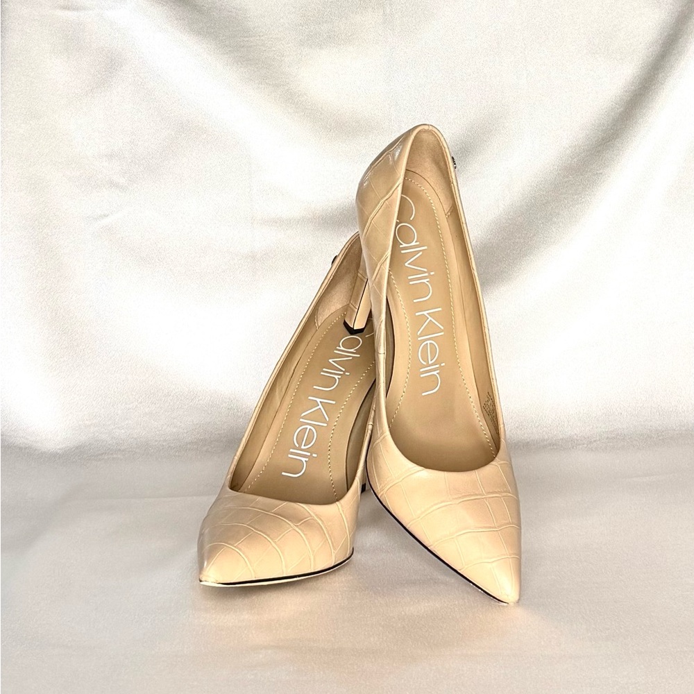 Calvin Klein Women's Beige Heels